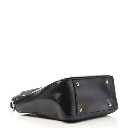 Fendi Vitello Glacier Small FF Tote Black 3 of 9