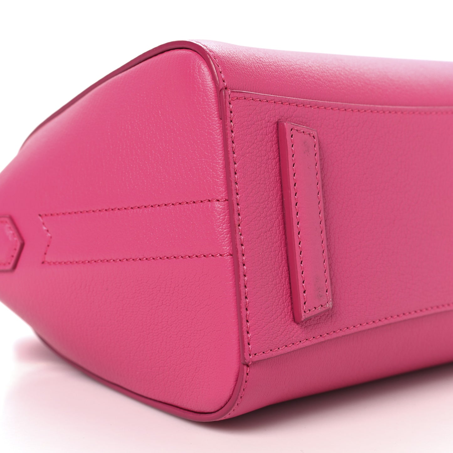 Sugar Goatskin Mini Antigona Neon Pink