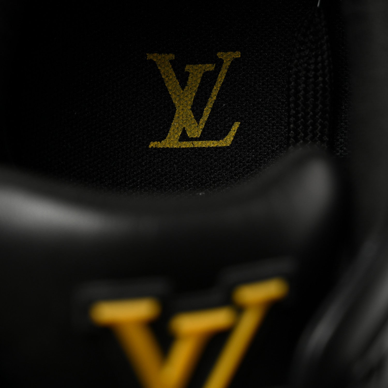 Louis Vuitton x NIGO Calfskin Printed LV Trainer Sneaker 9 Black 7 of 8