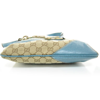 Gucci Monogram Hasler Messenger Bag Blue 4 of 10