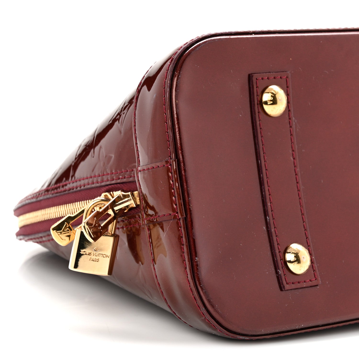 Louis Vuitton Vernis Alma PM Rouge Fauviste 9 of 10
