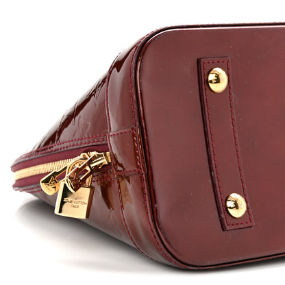 Louis Vuitton Vernis Alma PM Rouge Fauviste 9 of 10