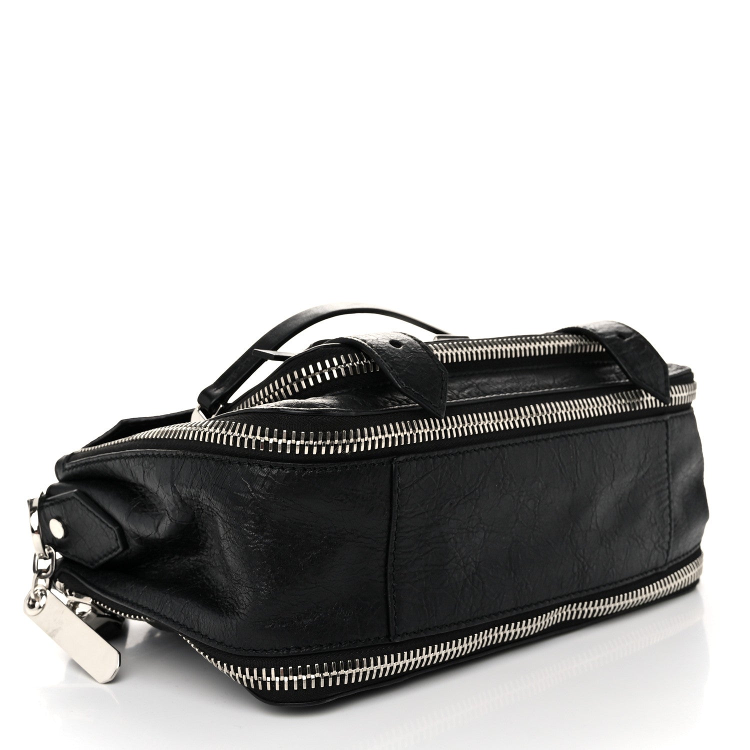 Proenza Schouler Lambskin Tiny PS1 Satchel Black 4 of 9