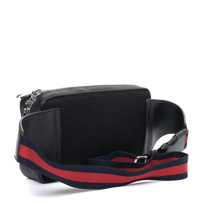 Gucci Soft GG Supreme Monogram Web Belt Bag Black Grey 2 of 5