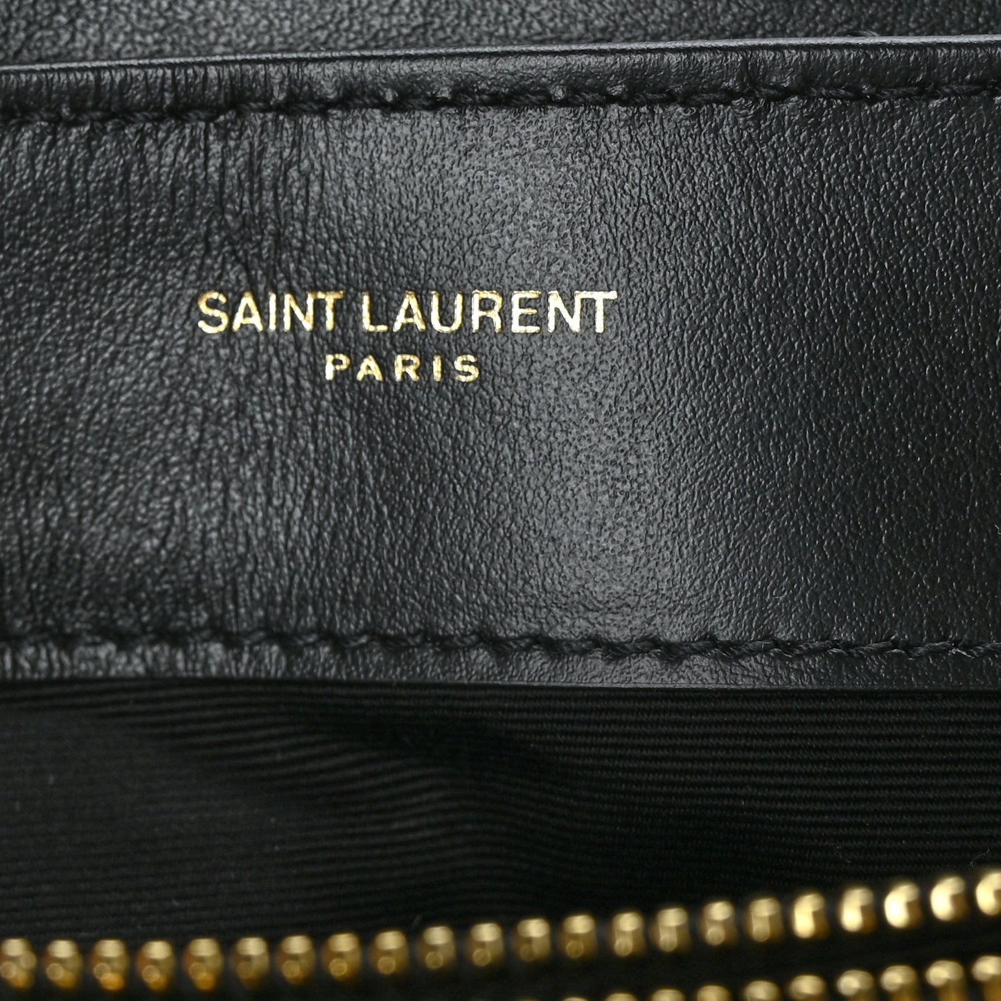 Sequin Y Quilted Monogram Small Loulou Chain Satchel Black