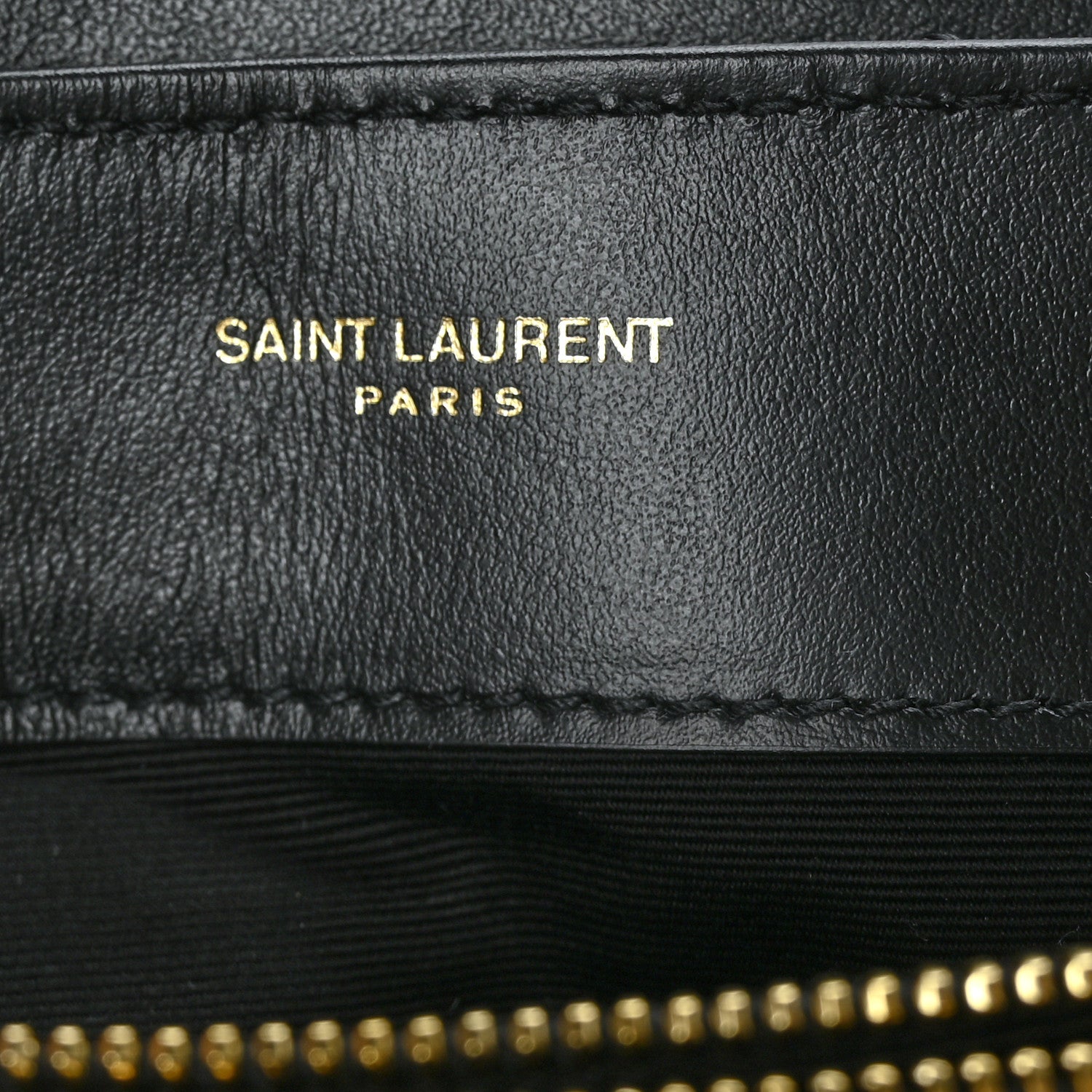 Saint Laurent Sequin Y Quilted Monogram Small Loulou Chain Satchel Black 6 of 10