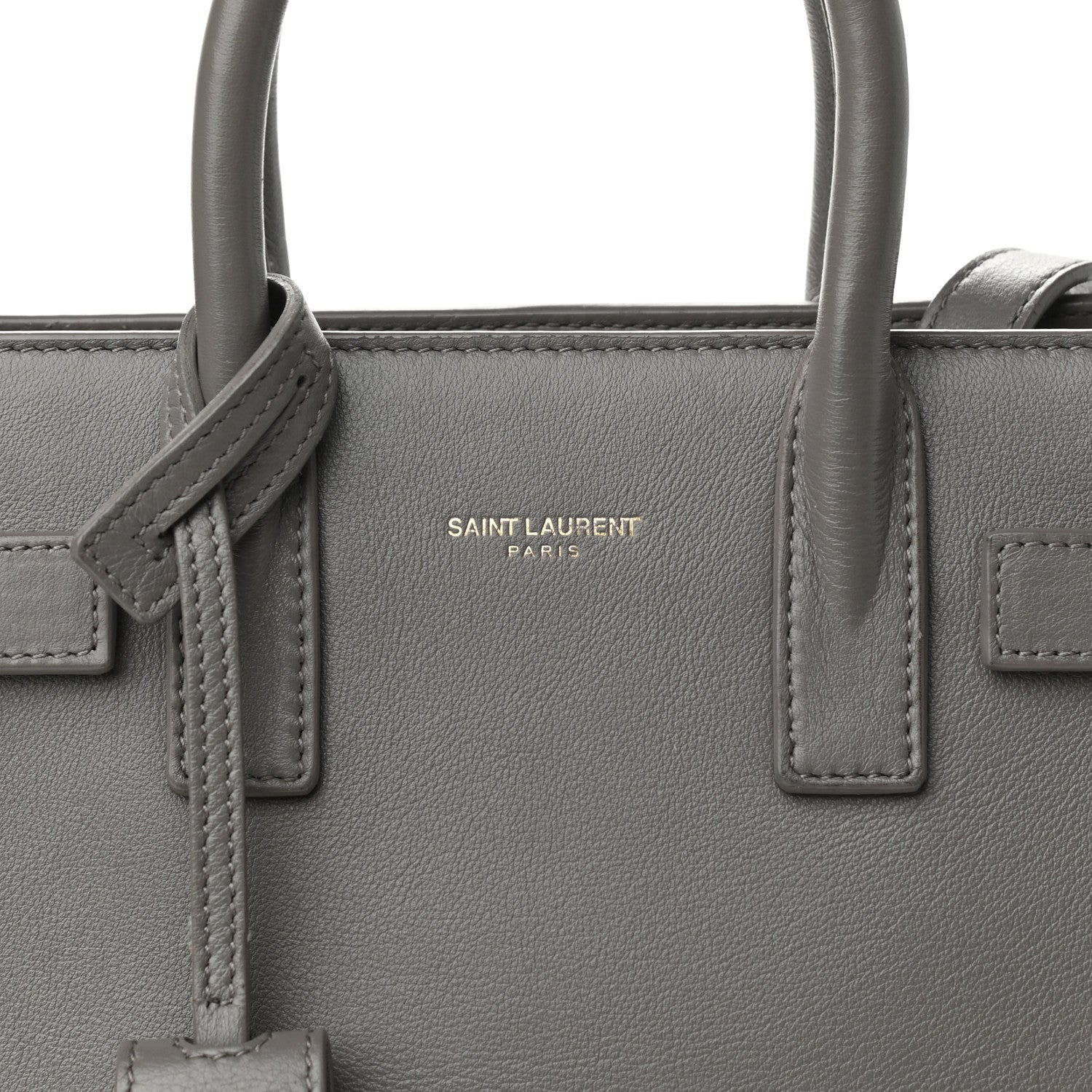 Saint Laurent Calfskin Nano Sac De Jour Fog 7 of 11