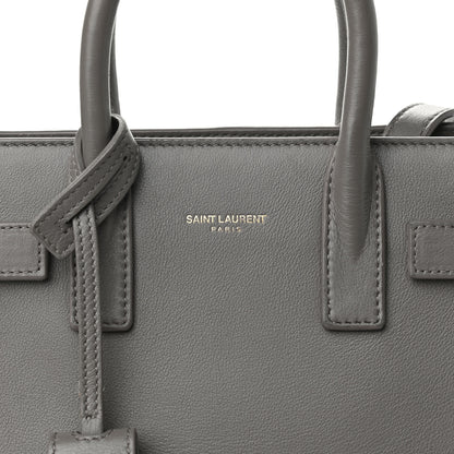 Saint Laurent Calfskin Nano Sac De Jour Fog 7 of 11