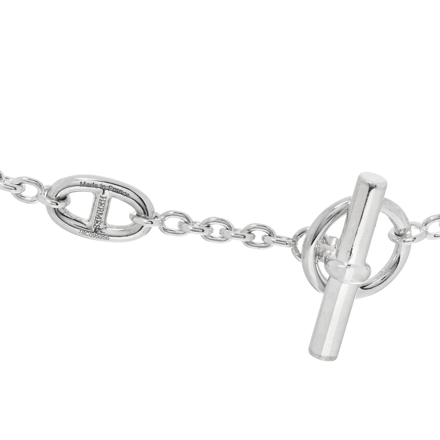 Hermes Sterling Silver Farandole Necklace 120 4 of 4