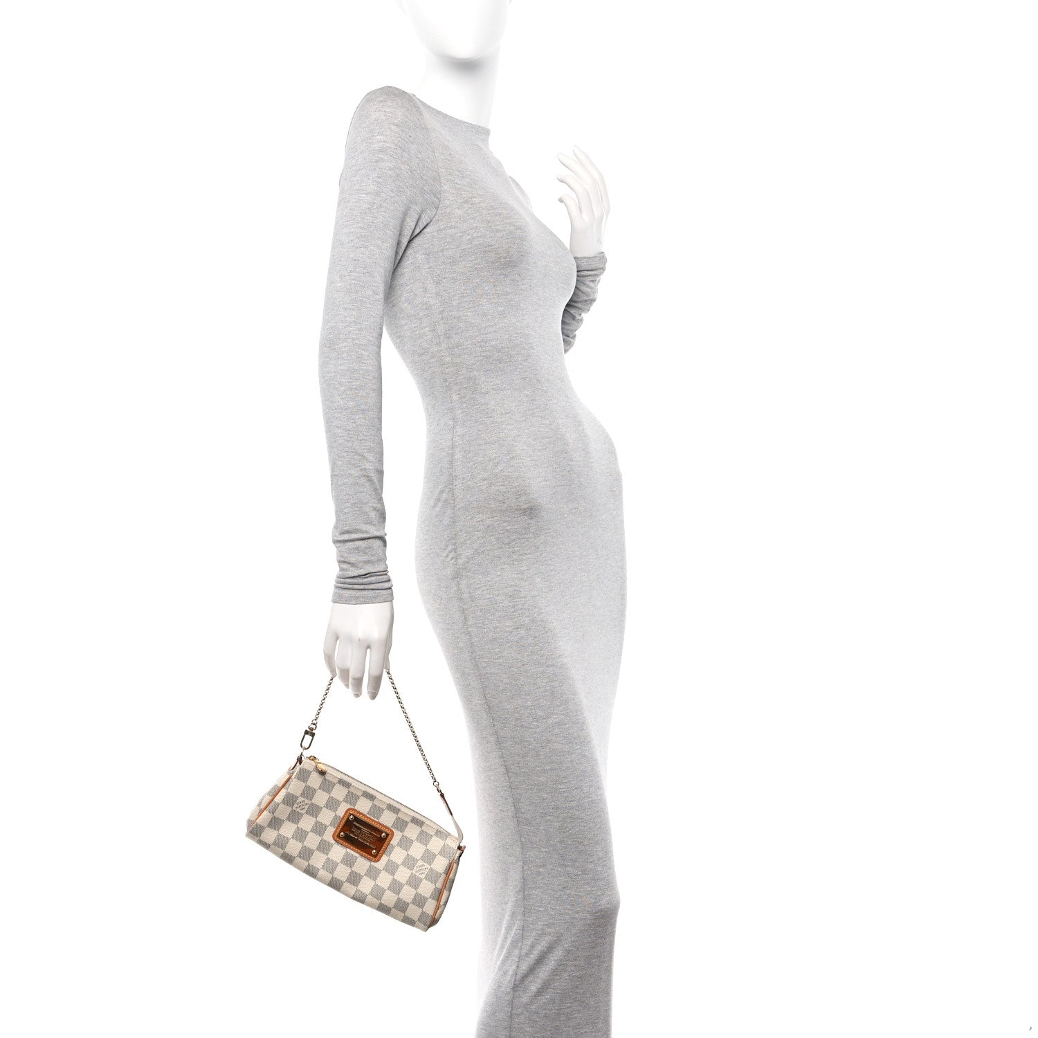 Louis Vuitton Damier Azur Eva Clutch 2 of 11