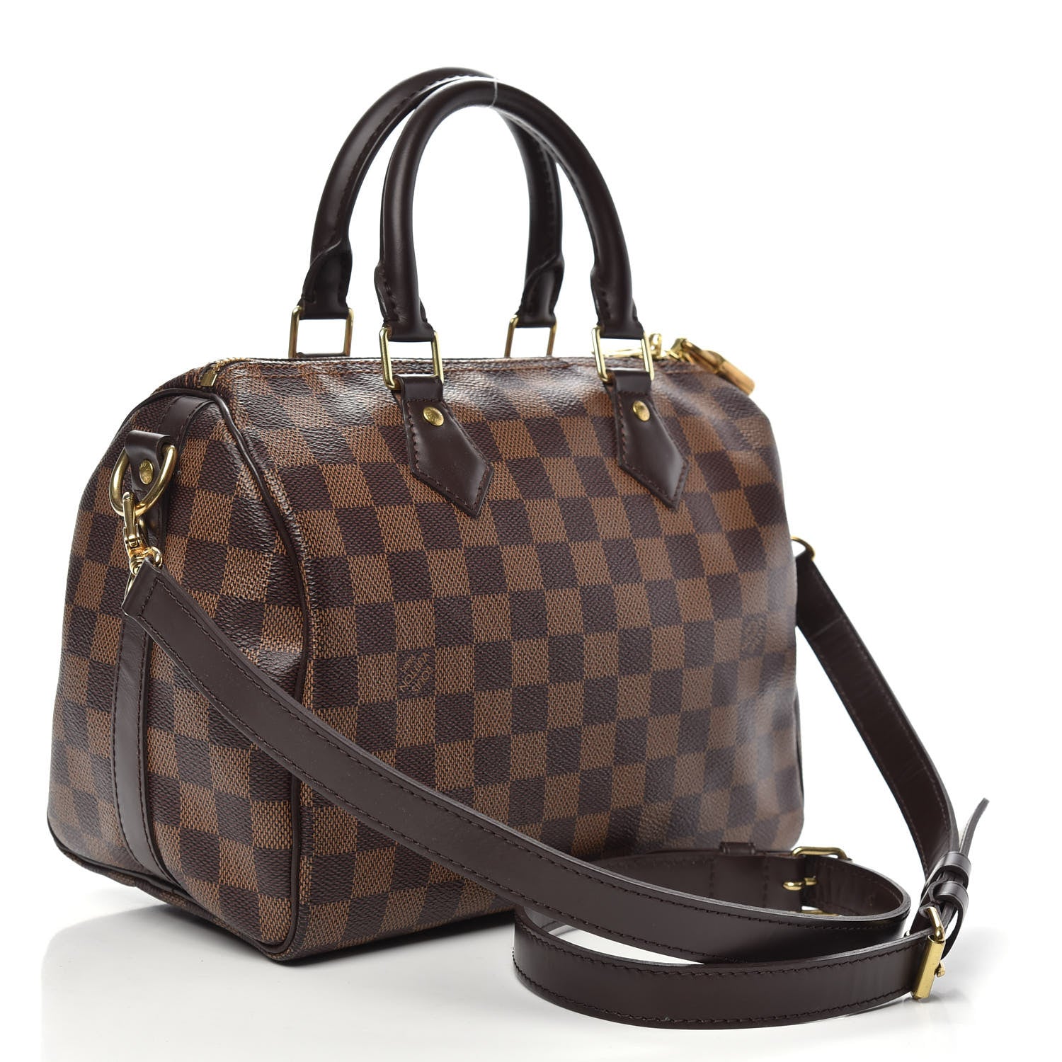 Louis Vuitton Damier Ebene Speedy Bandouliere 25 4 of 12