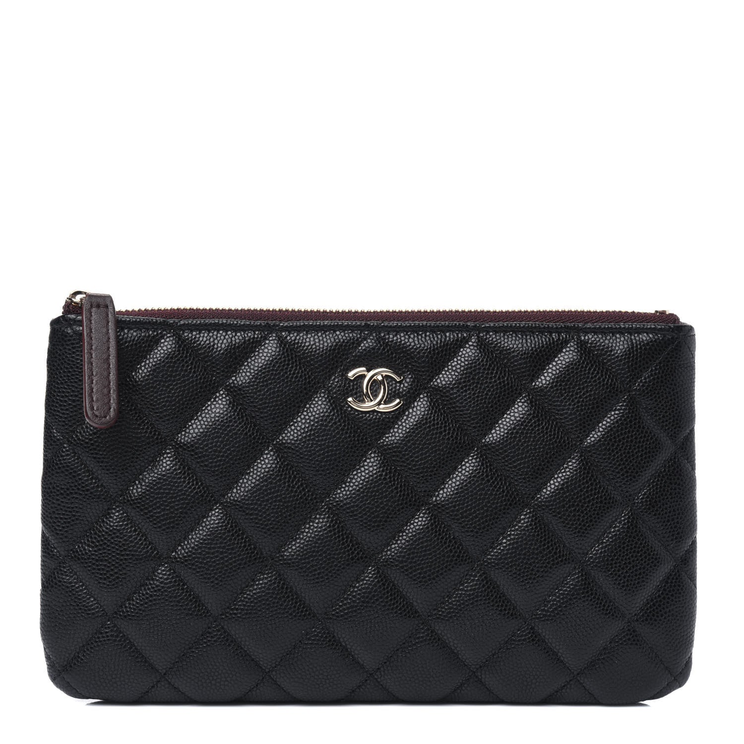 Chanel Caviar Quilted Cosmetic Case Black 1 of 12