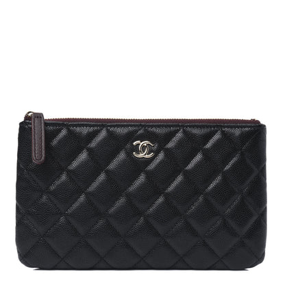 Chanel Caviar Quilted Cosmetic Case Black 1 of 12