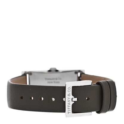 Tiffany Stainless Steel Calfskin 22mm East West Quartz Watch Tiffany Blue 3 of 5