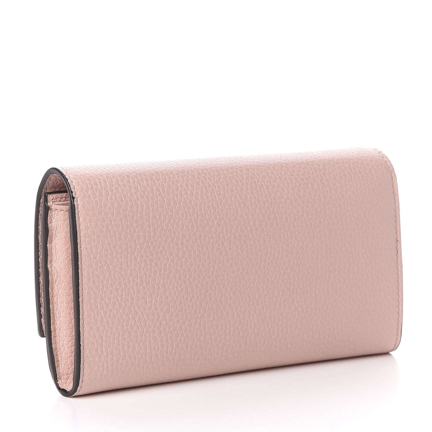 Calfskin Animalier Continental Wallet Porcelain Rose