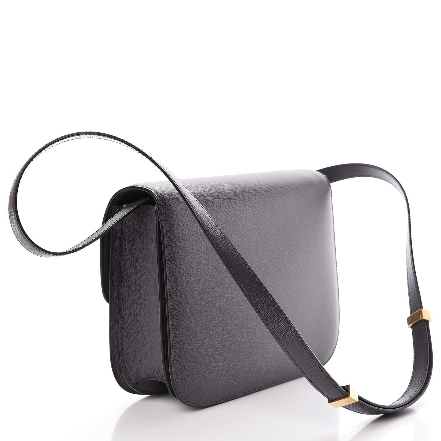 Liege Calfskin Medium Classic Box Flap Bag Liquorice