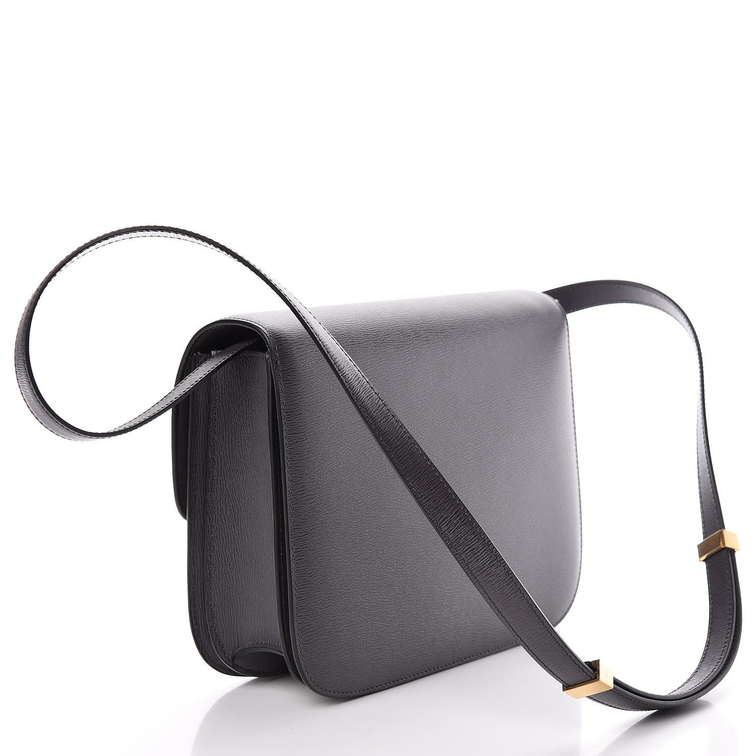 Celine Liege Calfskin Medium Classic Box Flap Bag Liquorice 3 of 10