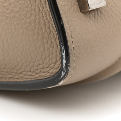Celine Drummed Calfskin Mini Luggage Dune 18 of 20