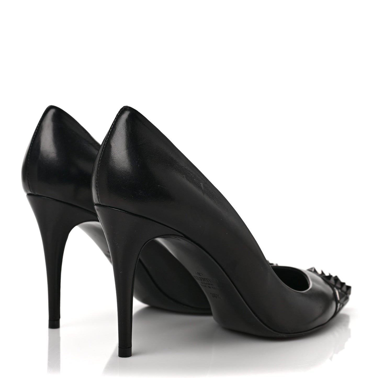Kidskin Rockstud Alcove 90mm Pumps 38.5 Black