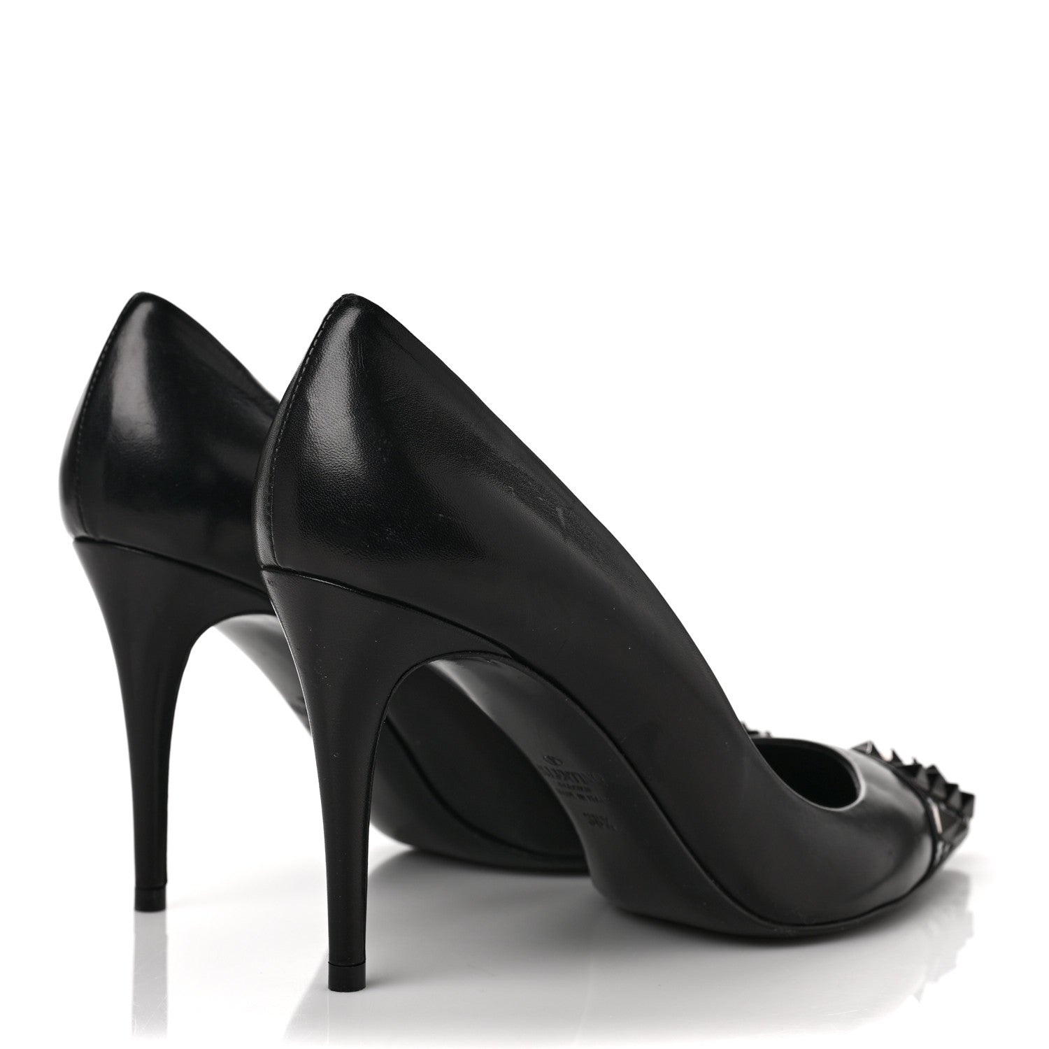 Valentino Garavani Kidskin Rockstud Alcove 90mm Pumps 38.5 Black 4 of 9