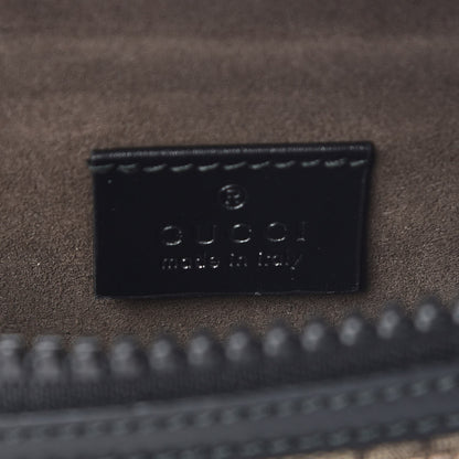 Gucci GG Supreme Monogram Belt Bag Black 7 of 8