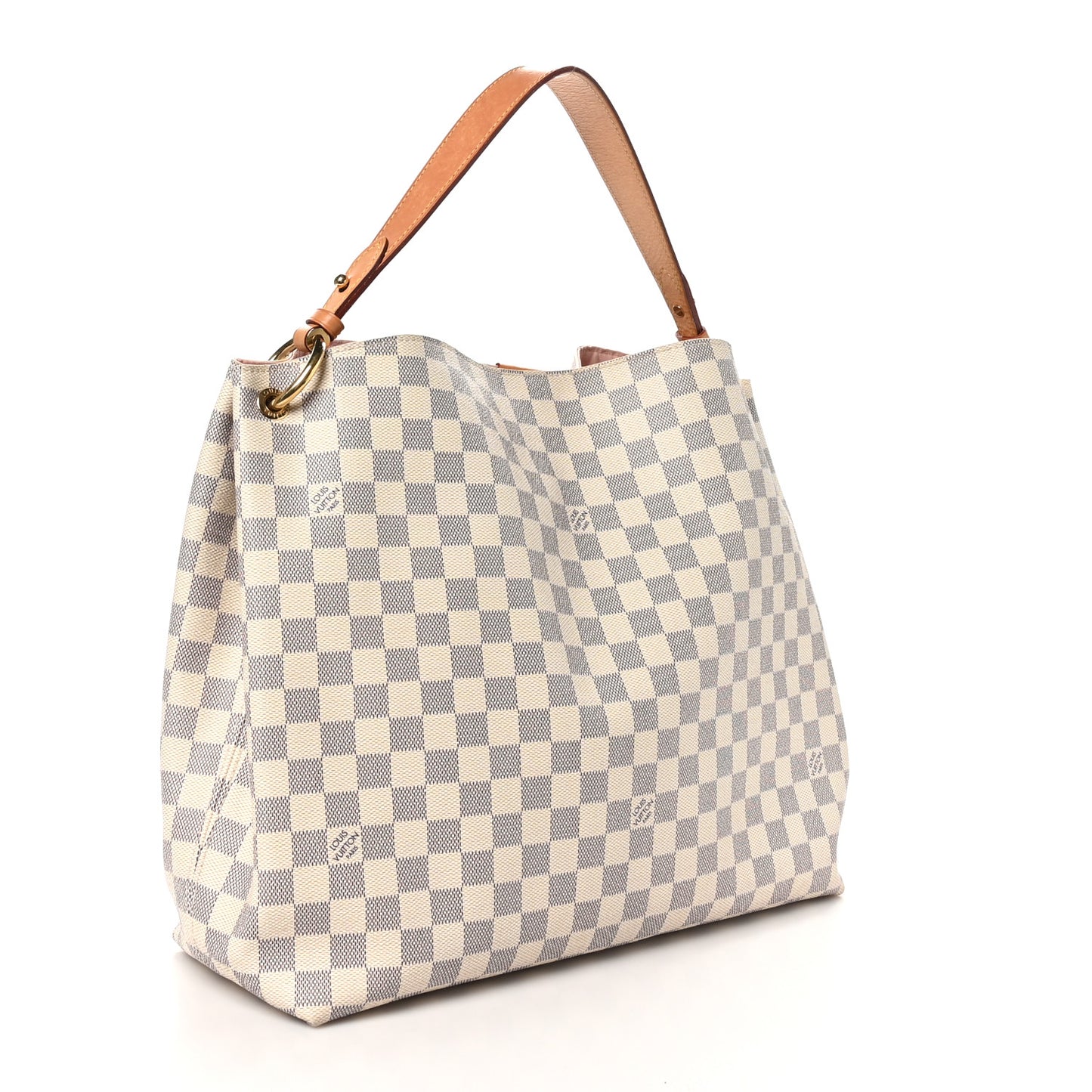 Damier Azur Graceful MM Rose Ballerine