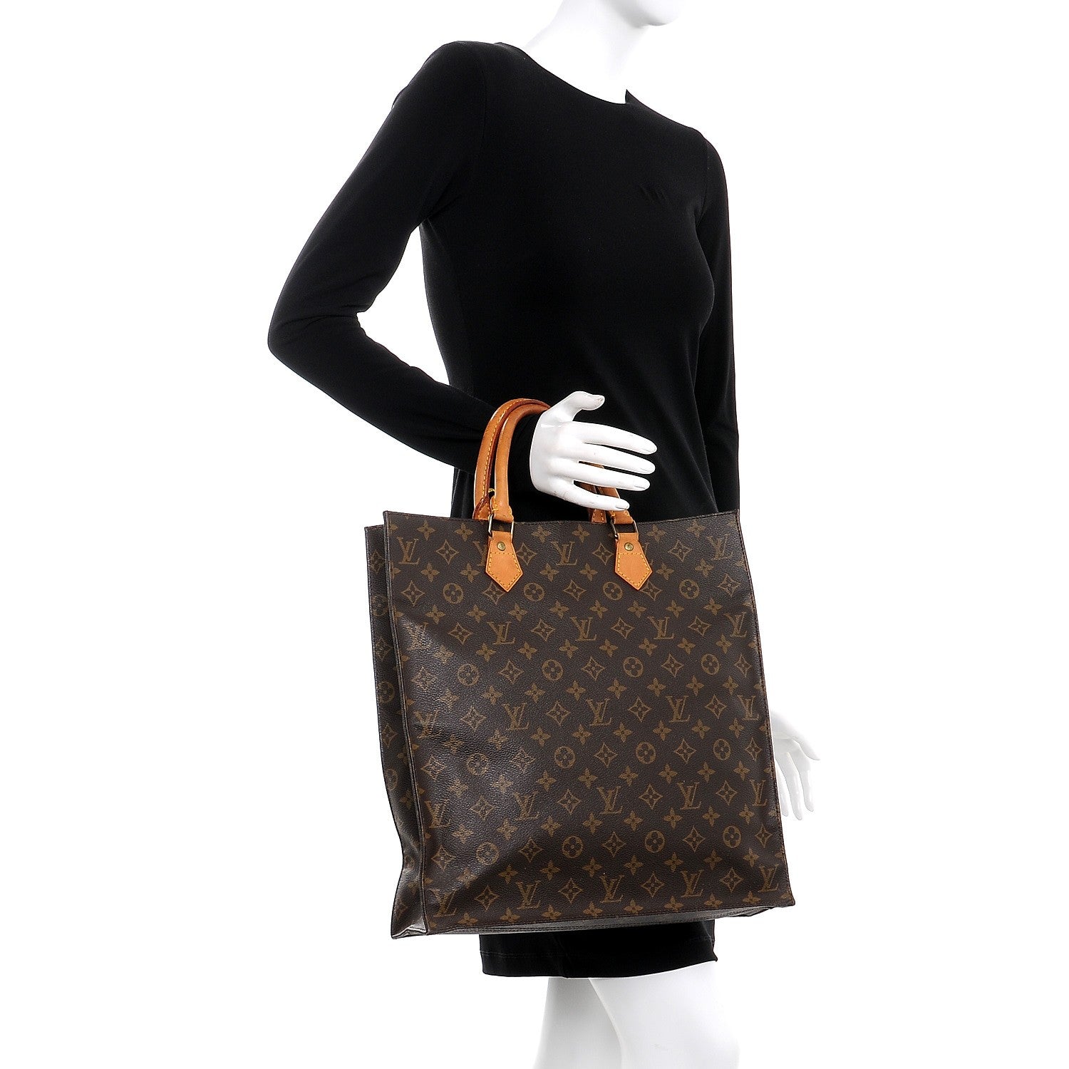 Louis Vuitton Monogram Sac Plat 2 of 10