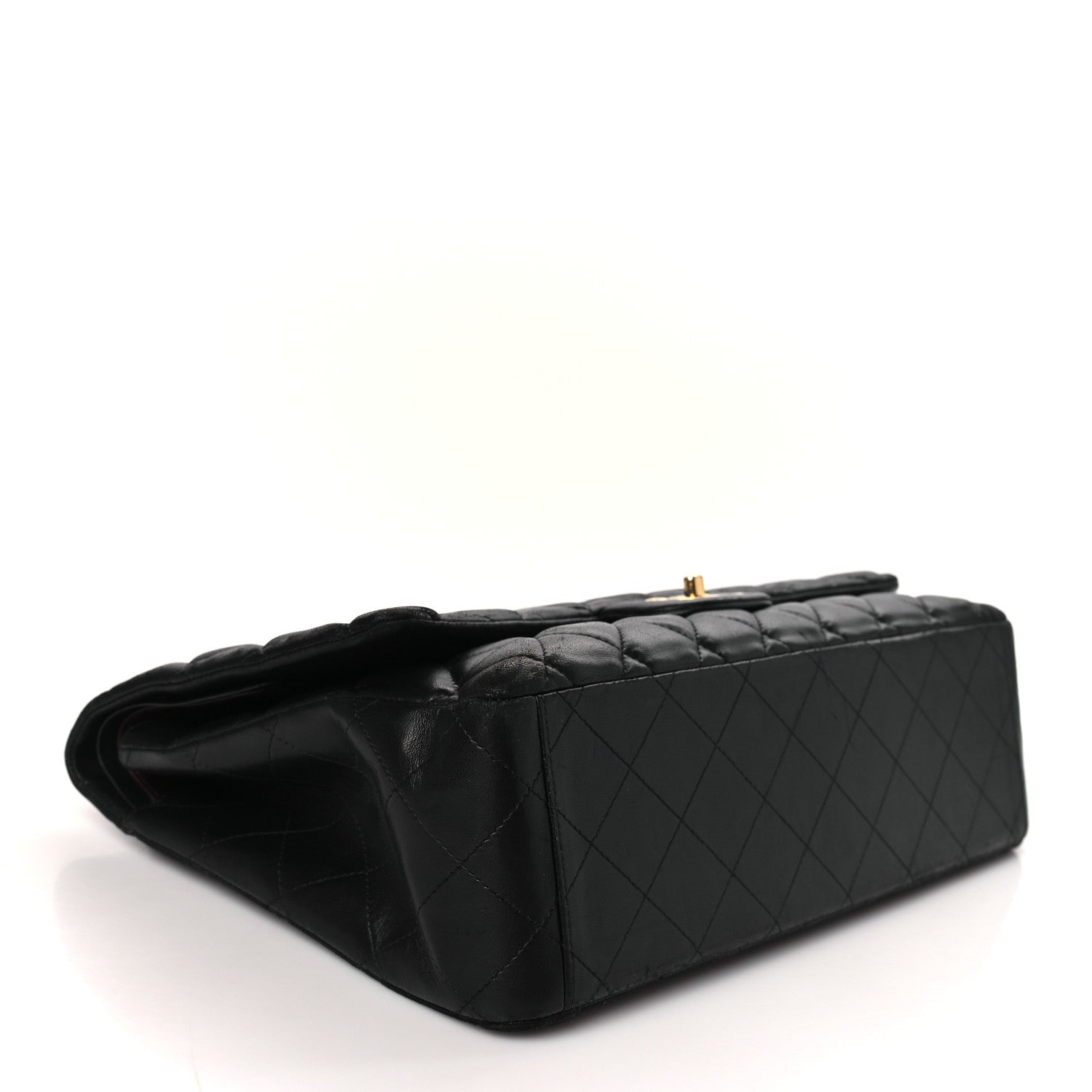Chanel Lambskin Quilted Maxi Double Flap Black 4 of 11