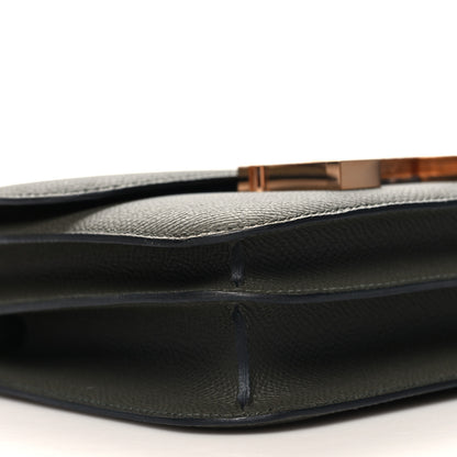 Hermes Epsom Constance 18 Vert De Gris 10 of 12