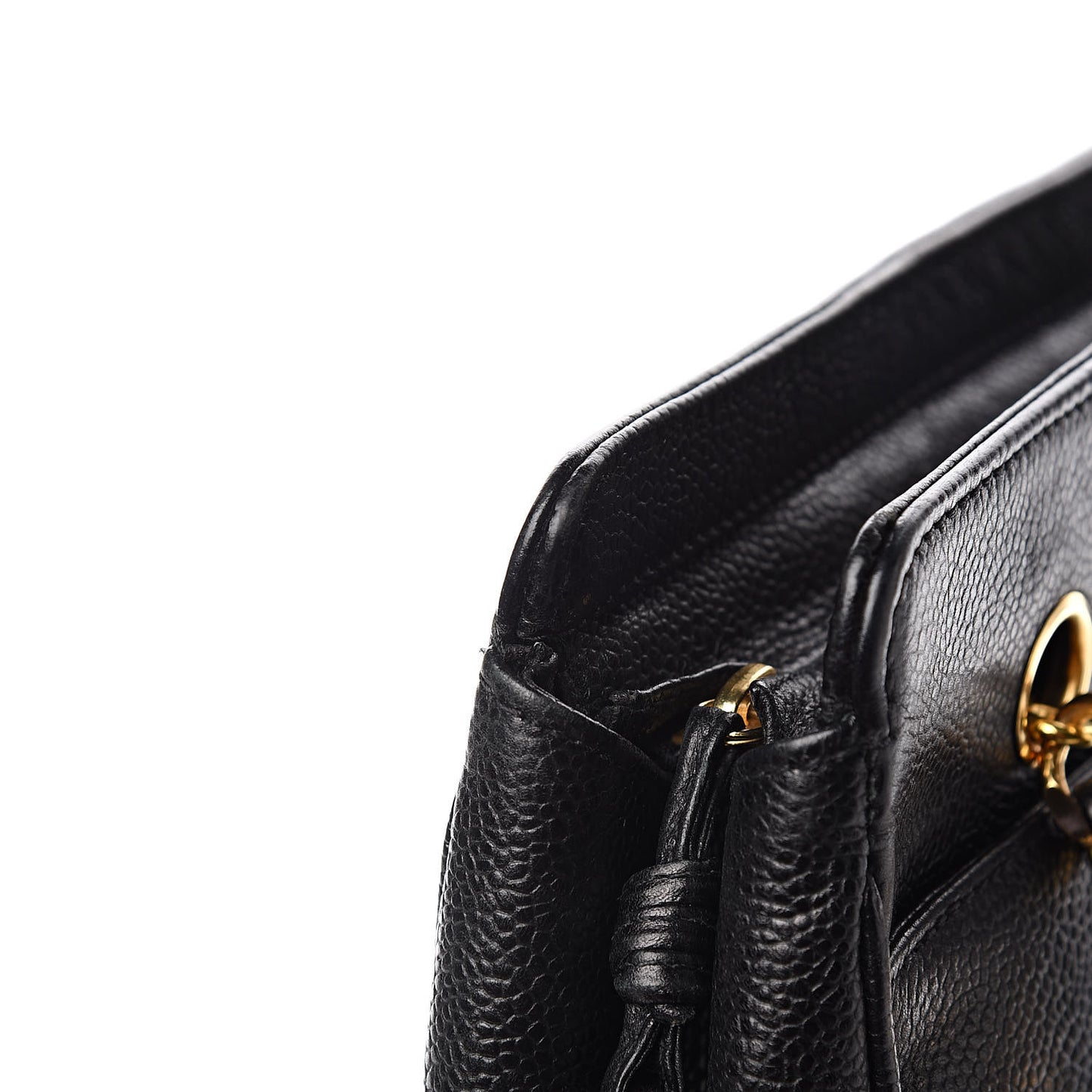 Caviar Shoulder Bag Black