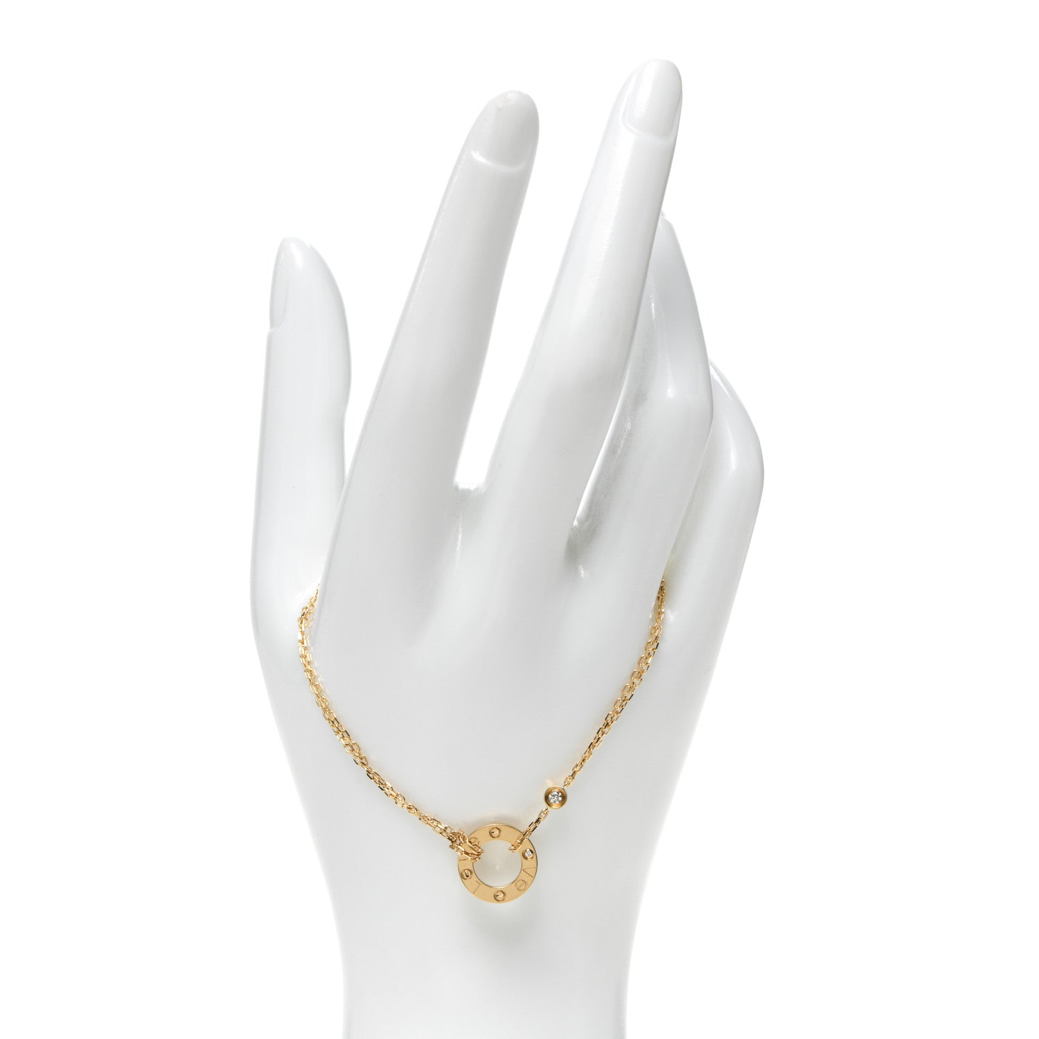 Cartier 18K Yellow Gold Diamond LOVE Bracelet 2 of 5