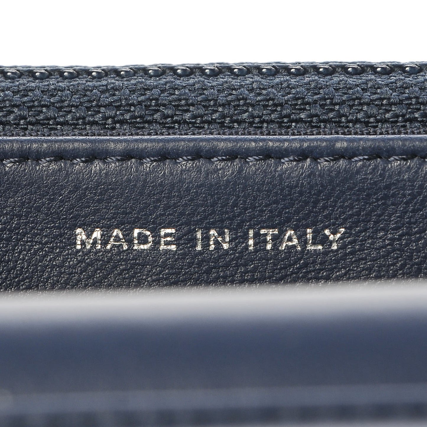 Lambskin Quilted CC Crossing Wallet On Chain WOC Blue