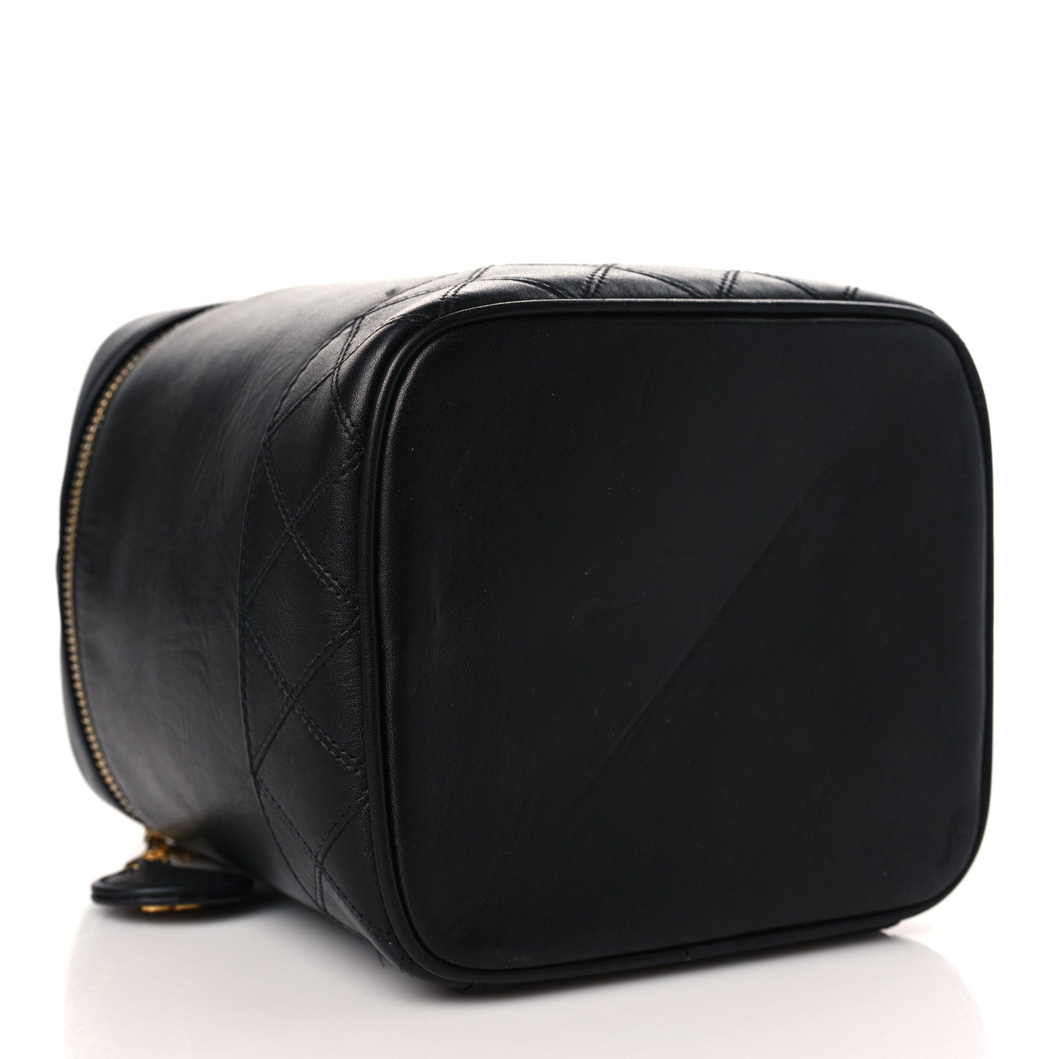 Chanel Lambskin Vanity Cosmetic Bag Black 4 of 10