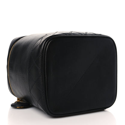 Chanel Lambskin Vanity Cosmetic Bag Black 4 of 10