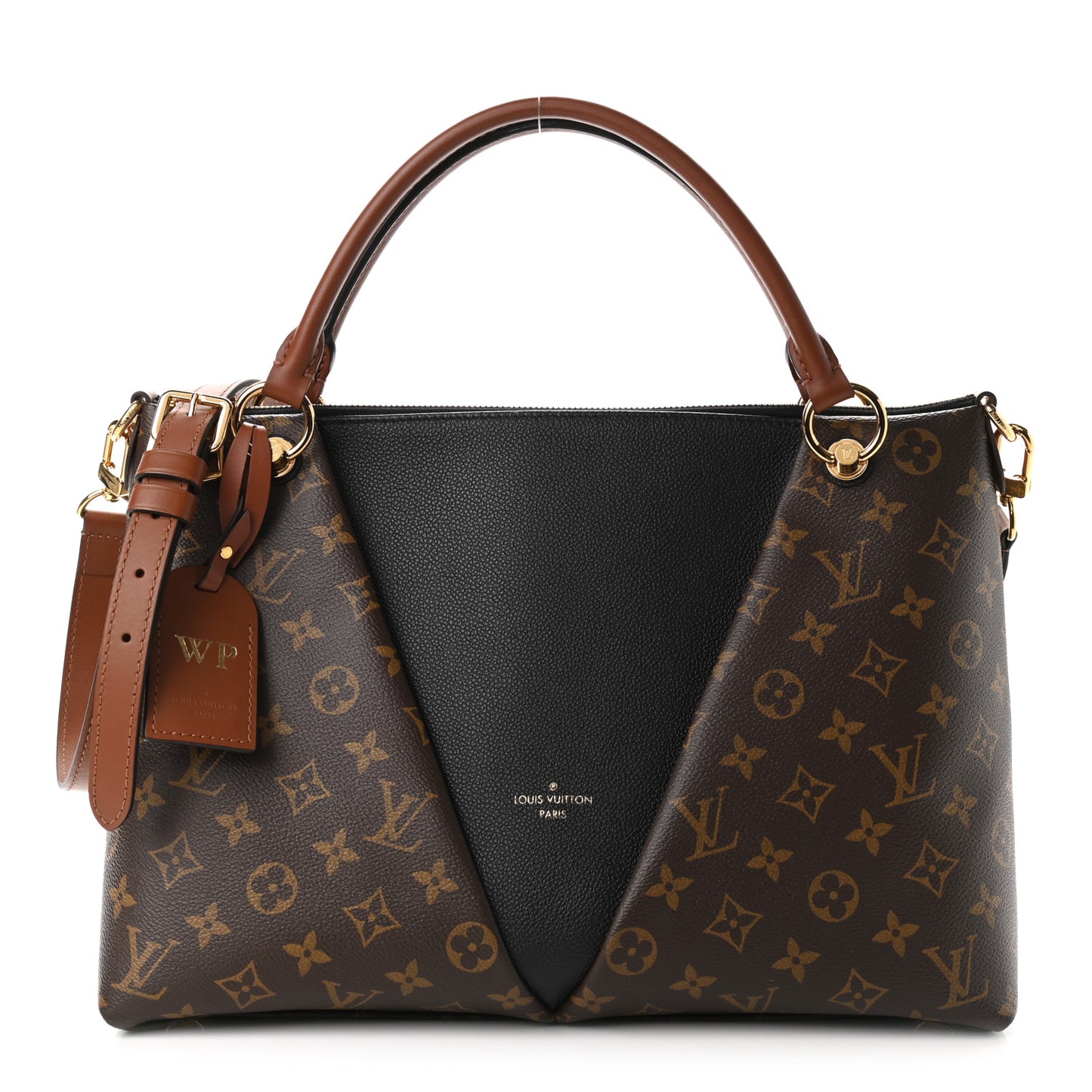 Monogram V Tote MM Black