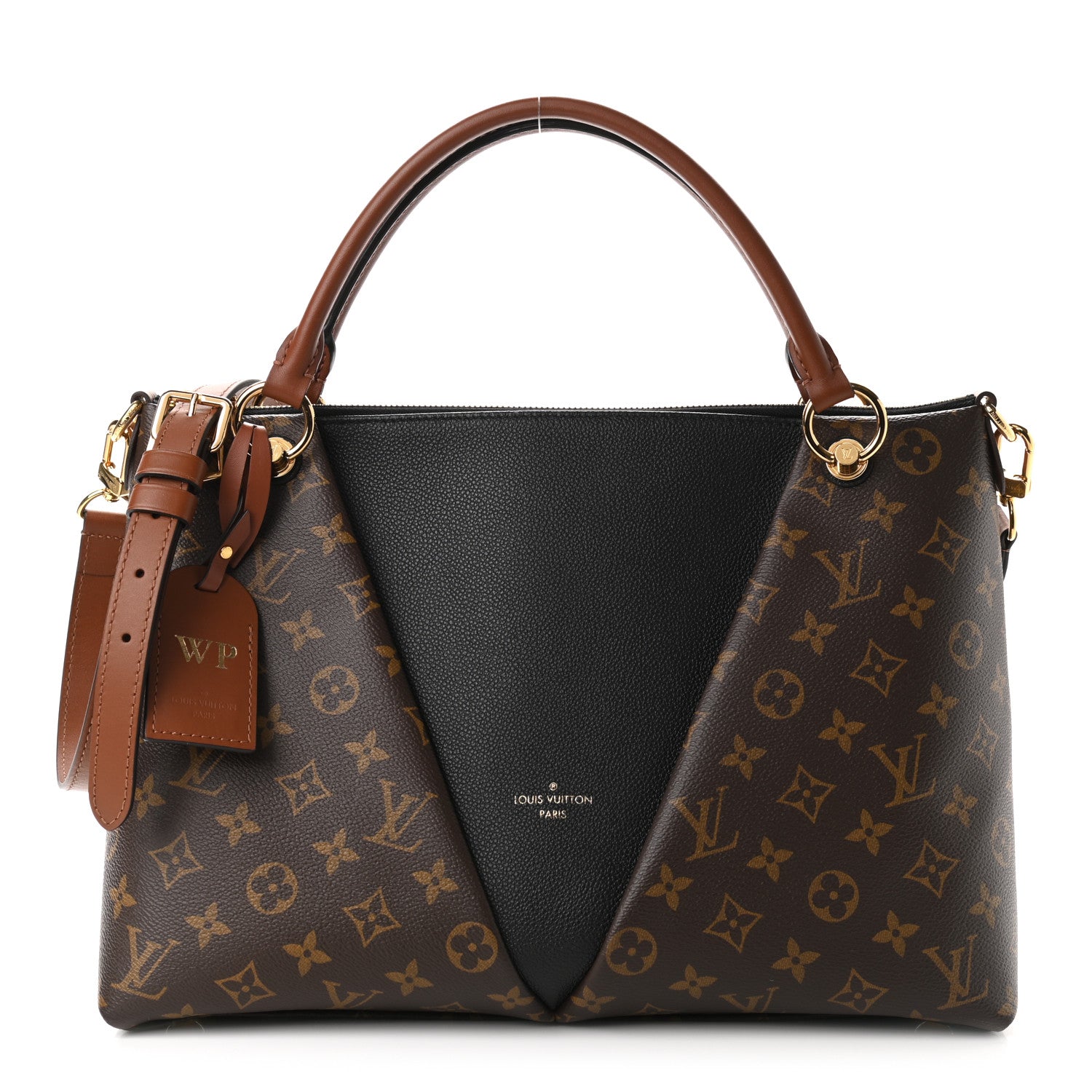 Louis Vuitton Monogram V Tote MM Black 1 of 13