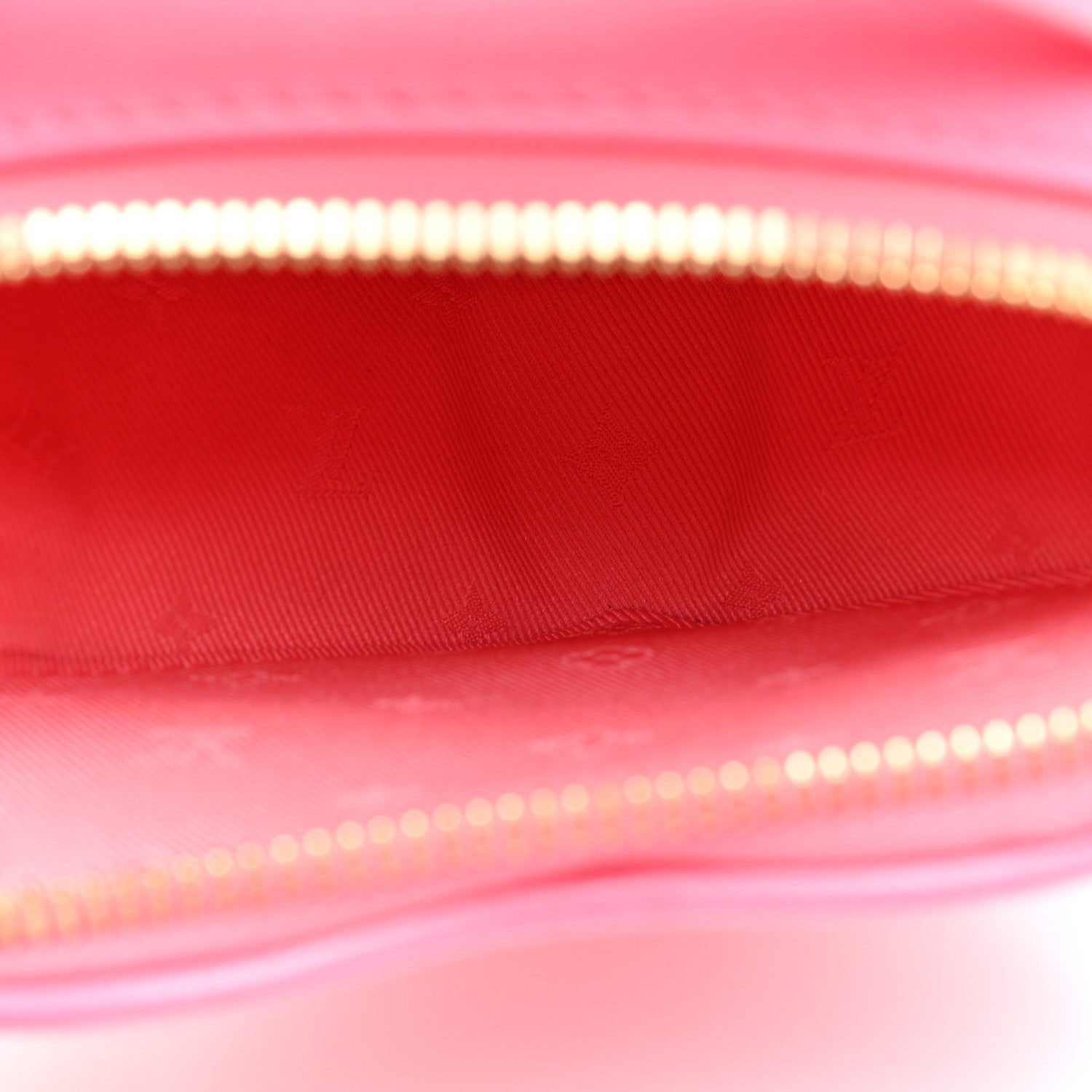 Louis Vuitton Calfskin Embroidered Monogram Pop My Heart Bag Pouch Dragon Fruit Pink 5 of 8