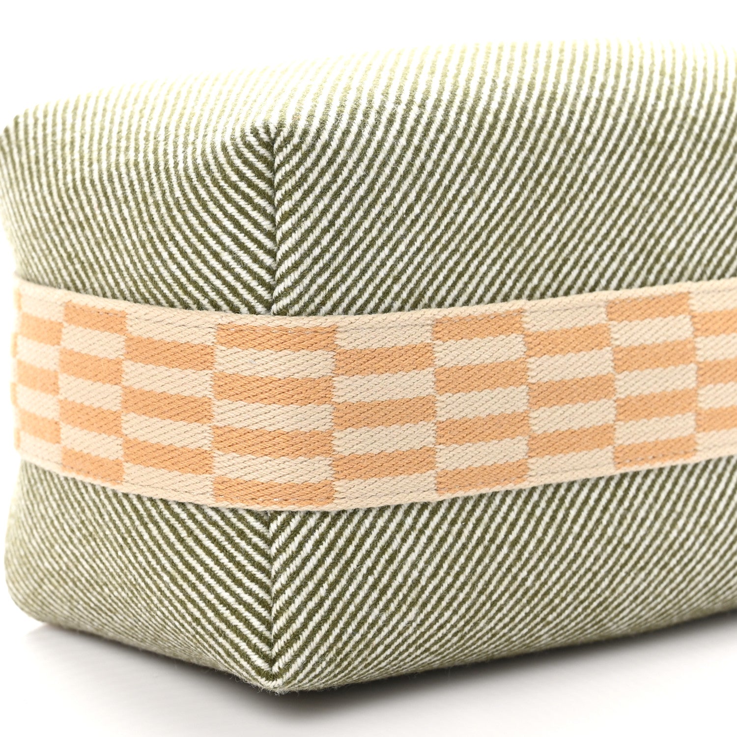 Hermes Wool Small Bride-A-Brac H Natte Pouch Vert Foret 8 of 9
