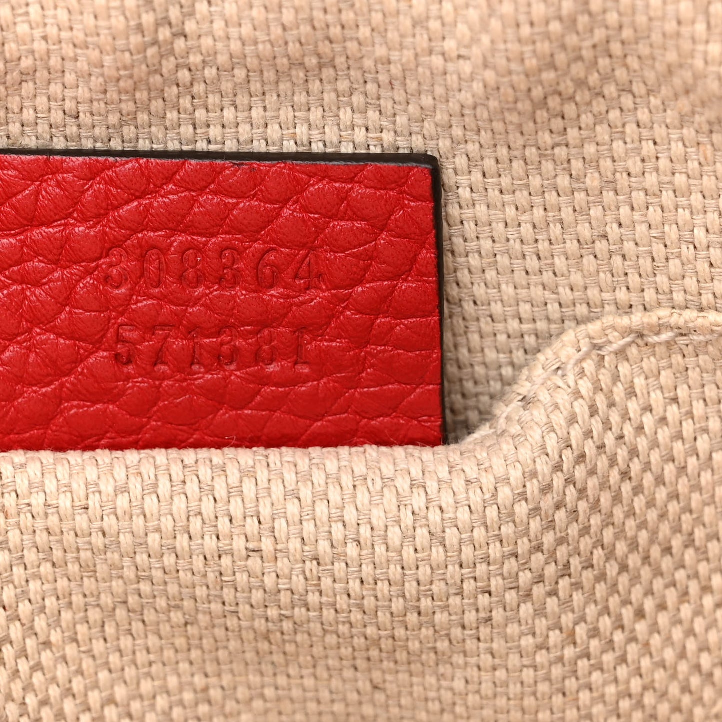 Pebbled Calfskin Small Soho Disco Bag Tabasco Red