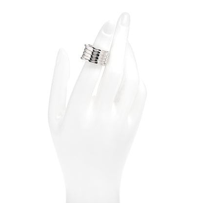 Bulgari 18K White Gold B.Zero1 Five-Band Ring 53 6.25 2 of 6