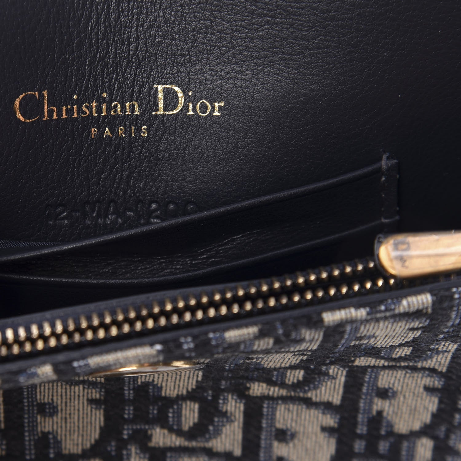 Christian Dior Oblique Saddle Belt Bag Blue 7 of 10
