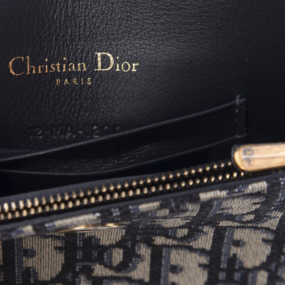 Christian Dior Oblique Saddle Belt Bag Blue 7 of 10