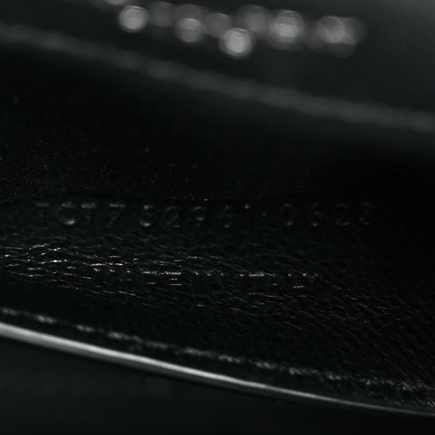 Lambskin Quilted Kate Clutch Black