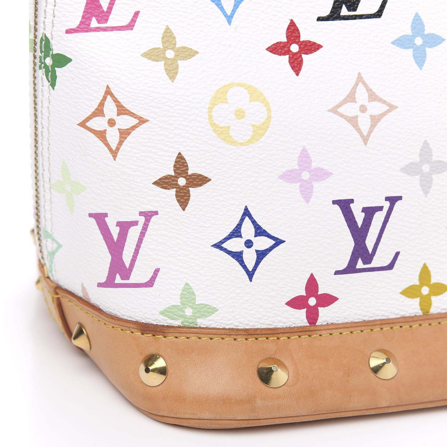 Louis Vuitton Monogram Multicolor Alma White 11 of 15