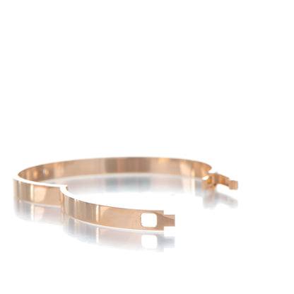 Hermes 18K Rose Gold Diamond PM H D'Ancre Bracelet SH 4 of 5