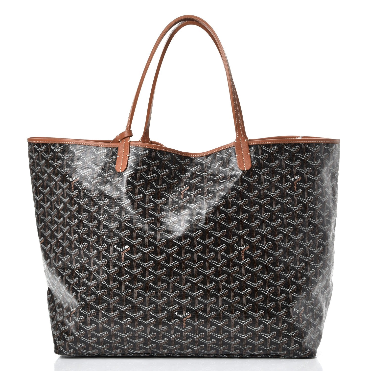 Goyard Goyardine Saint Louis GM Black Gold 3 of 10