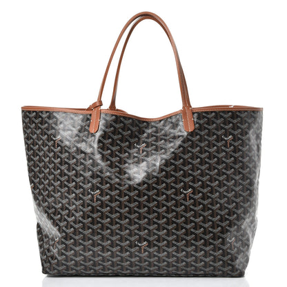 Goyard Goyardine Saint Louis GM Black Gold 3 of 10