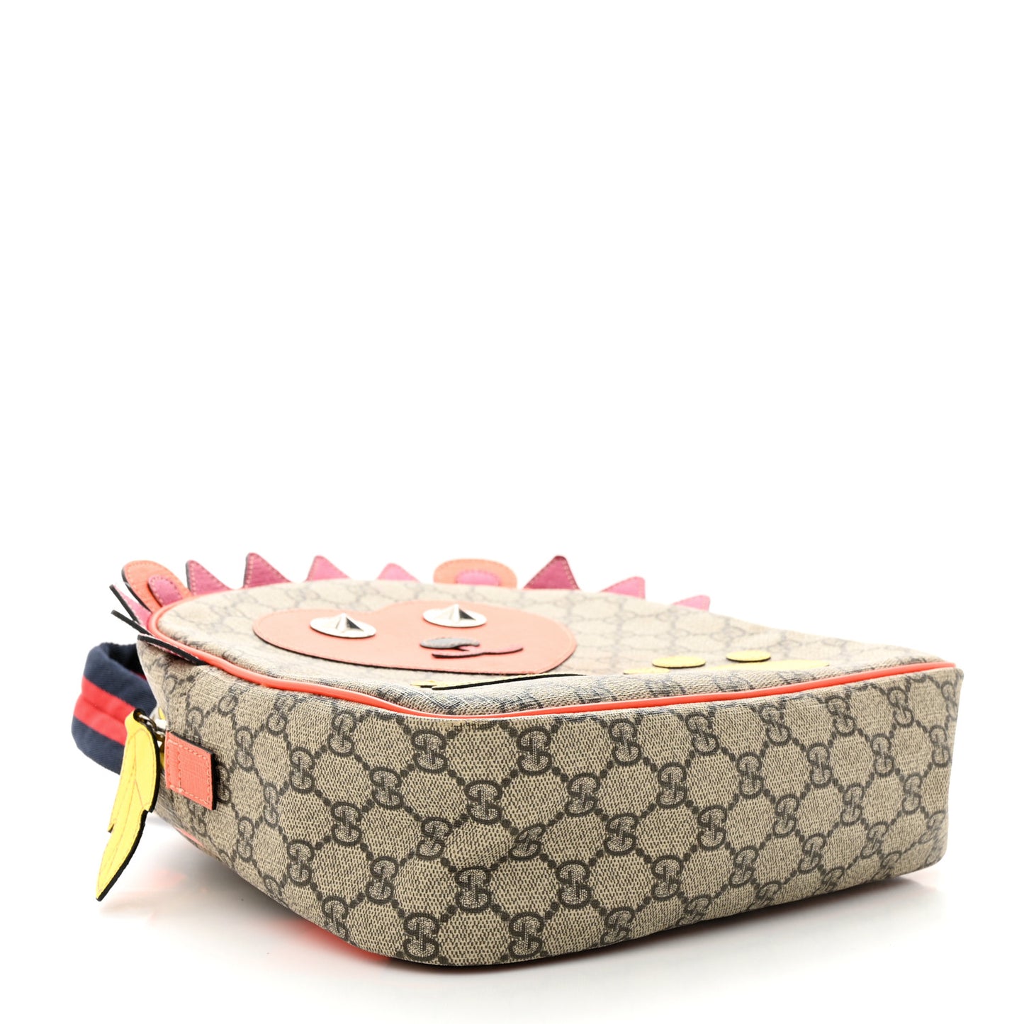 GG Supreme Monogram Kids Hedgehog Backpack Ebony Multicolor