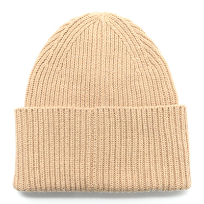Louis Vuitton Wool LV initials Monogram Beanie Hat Beige 3 of 5