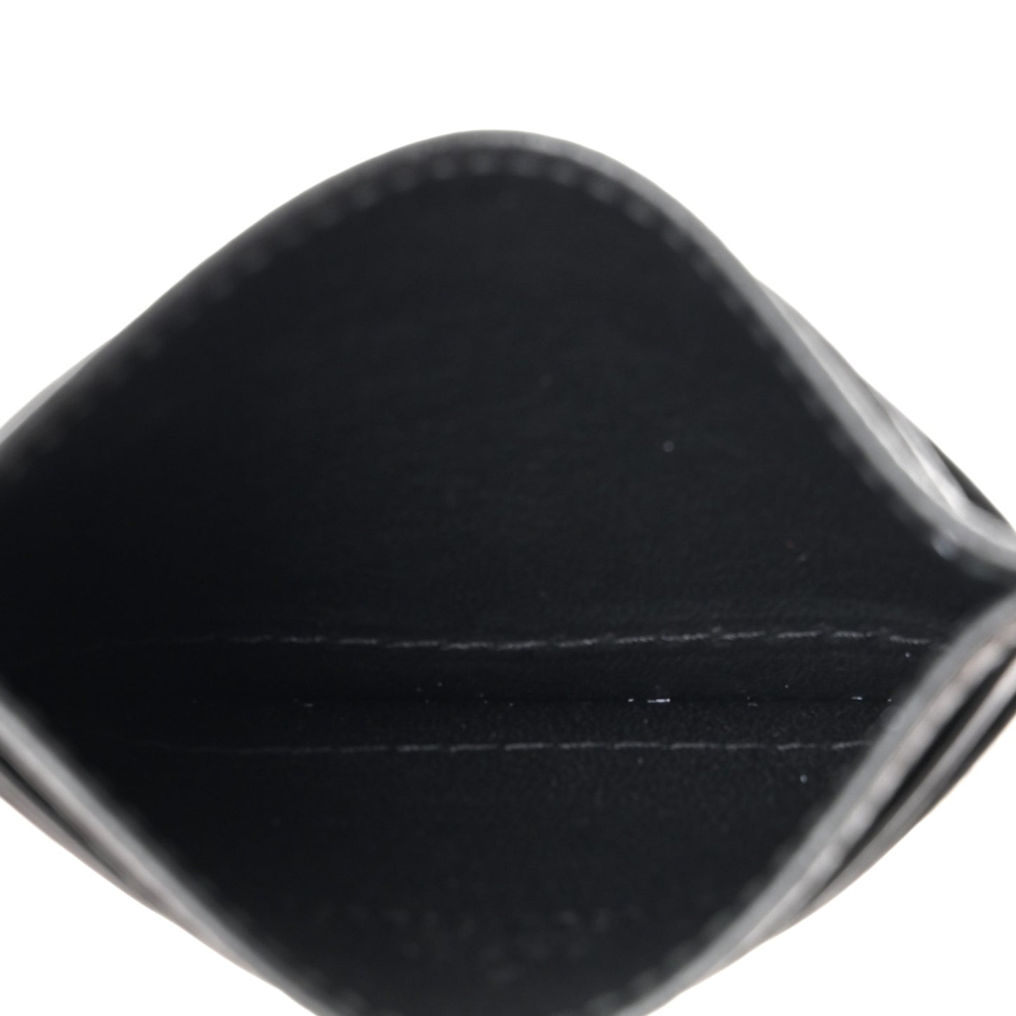 Azalea Calfskin Marina Card Holder Black